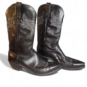 Lucchese Classics Cowboy Boots Mens Style: N842954 Sz 10D Black